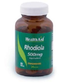 Health Aid Rhodiola 500mg 60v.tbs - Powerful Adaptogen in tablets