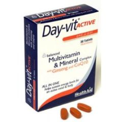 Health Aid Day-vit (Dayvit) Active 30tabs - Πολυβιταμινούχο & Τονωτικό