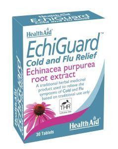Health Aid Echiguard 1000mg 30tabs - Εχινάκεια (Εχινάκια) για το κρυολόγημα