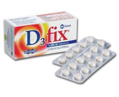 Unipharma D3 Fix 1200iu (Vitamin D3) (Cholecalciferol) 60tabs - Βιταμίνη D3 (Χοληκαλσιφερόλη)