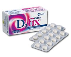 Unipharma D3 Fix Extra (2000iu) (Vitamin D3) (Cholecalciferol) 60tabs - Βιταμίνη D3 (Χοληκαλσιφερόλη)