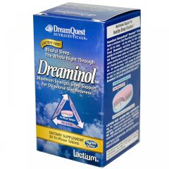 Dream Quest Dreaminol Sleep aid Supplement 30tabs - Improves the quality of sleep