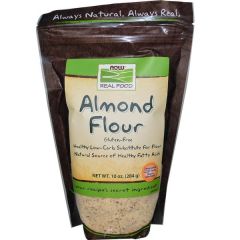 Now Natural Raw Almond Flour 284gr - Suitable for a gluten free diet