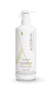 A-DERMA Exomega Lait 200ml - moisturizing body milk with Omega 6 fatty for atopic and very dry skin