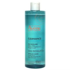 Avene Cleanance Micellar Water (Eau micellaire) 400ml - Νέρο ξεβαφτικό προσώπου και ματιών