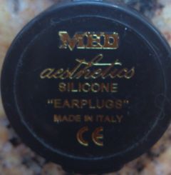 Med Italian silicone ear plugs 1pair - Ωτοασπίδες σιλικόνης 1 ζεύγος