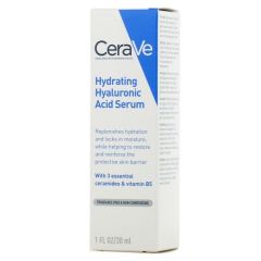 Cerave Hydrating Hyaluronic Acid Serum 30ml - Facial Hydration Serum with Hyaluronic Acid