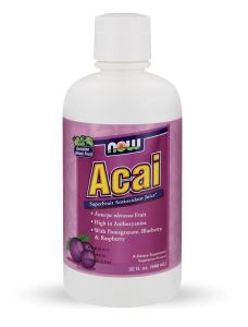 Now Acai Superfruit Antioxidant Juice (Vegetarian)-Βιολογικός χυμός Ακαϊ Μπερι