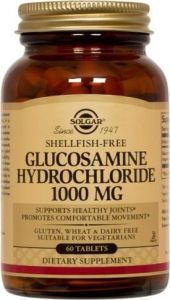 Solgar Glucosamine Hydrochloride 1000mg (Shellfish free) - Υδροχλωρική Γλυκοζαμίνη