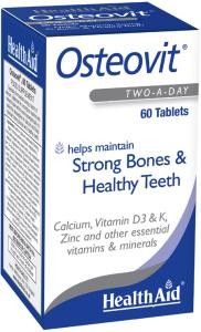 Health Aid Osteovit Vitamins & Minerals 60tabs - For Strong & Resistant bones (Osteoporosis prevention)