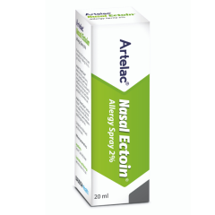 Bausch & Lomb Artelac Nasal Ectoin Allergy spray 2% 20ml - Ρινικό Σπρέι για την πρόληψη και την αντιμετώπιση των συμπτωμάτων της αλλεργικής ρινίτιδας