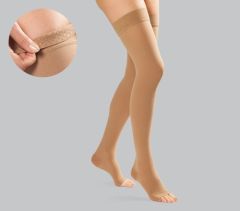 Anatomic Line Graduated compression Upper thigh stockings Class II open toes (6335) 1pair - Κάλτσα Ριζομηρίου με αν. δάχτυλα