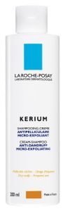 La Roche Posay Kerium Crème Shampoo 200ml - Κρέμα σαμπουάν για άμεση και ορατή εξάλειψη της ξηρής πιτυρίδας