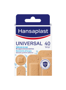 Hansaplast Universal plasters 40 1box - Τα γνήσια ανθεκτικά στο νερό
