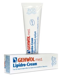 Gehwol med Lipidro Cream﻿ 75ml - Κρέμα για την φροντίδα της ξηρής & ευαίσθητης επιδερμίδας των ποδιών