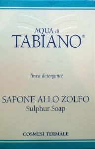 Aqua di Tabiano Sapone allo Zolfo 100gr - Sulphur Soap 100gr - Soap Cleanser with sulfur