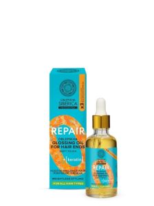 Oblepikha Glossing Oil for hair ends 50ml - Λάδι Αναδόμησης για τις Άκρες των Μαλλιών