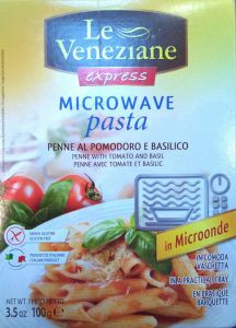 Le Veneziane Express Microwave pasta - Μακαρόνια πένες με βασιλικό & ντομάτα