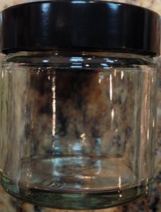 Transparent Glass jar for creams 60ml 