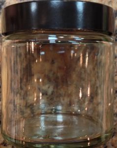 Transparent Glass jar for creams 120ml ﻿1piece