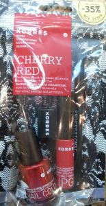 Korres Promo Σετ Επαγγελματικού Μακιγιάζ Cherry Red (4 προϊόντα)