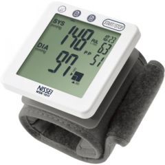 Nissei WSK-1011 Wrist Blood Pressure Monitor 1.piece - Automatic digital wrist blood pressure monitor with 2 memory locations and average of them