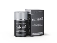 Calvani Hair Building Fibers Black 12gr - Σκόνη Πύκνωσης Μαύρο