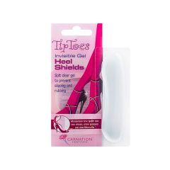 Vican Carnation Tip Toes Invisible gel Heel Shields 1.pair - Transparent protectors for the back of the shoe