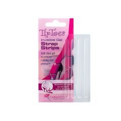 Vican Carnation Tip Toes Invisible gel Strap Strips 4pcs - Διάφανα προστατευτικά λουράκια