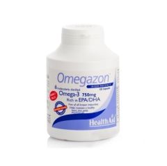 Health Aid Omegazon (Omega 3 Ω3) 750mg 30caps - EPA & DHA για καλή αρτηριακή πίεση