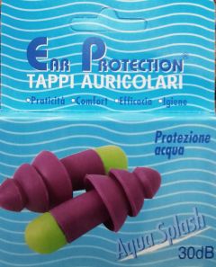 Pharmatre Earplugs Aqua splash 1pair - Waterproof earplugs (screw type) 