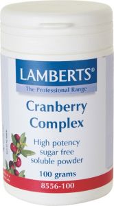 Lamberts Cranberry Complex Powder With Fos 100gr - Κρανμπερυ σε σκόνη για υγιές ουροποιητικό σύστημα