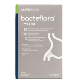 Olonea Care Bacteflora Pylori 14.caps - ιδανική για παράλληλη λήψη με τη φαρμακευτική αγωγή εκρίζωσης του ελικοβακτηριδίου