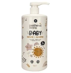 Medisei Panthenol Extra Baby Shower & Shampoo 1lt - Baby Shower and Shampoo enriched with Panthenol, Camomile and Oat Extract