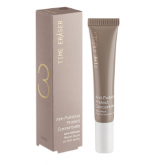 Medisei Time Eraser Face Anti-Pollution protect concentrate 20ml - Ορός Αποτοξίνωσης & Λάμψης για το πρόσωπο