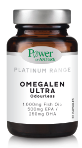 Power Health Omegalen Ultra Odourless 1000mg 30caps - Ιχθυέλαιο μοριακής απόσταξης & ψυχρής συμπίεσης (χωρίς επίγευση)