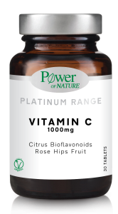 Power Health Platinum Range Vitamin C 1000mg (Herbal origin) 30.tbs - Dietary supplement with vitamin C, citrus bioflavonoids and rosehip fruit