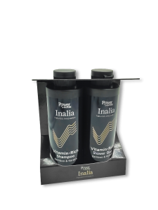 Power Health Inalia  Vitamin-Rich Shampoo & Shower Gel Bamboo & Keratin 250/250ml - Σαμπουάν πλούσιο σε βιταμίνες για δύναμη & όγκο + Αφρόλουτρο πλούσιο σε βιταμίνες για αίσθηση φρεσκάδας & αναζωογόνησης