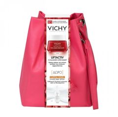 Vichy Liftactiv Collagen Specialist day cream promo bag + Capital Soleil UV Age daily Spf50+ 50/15ml - Anti-Aging Face Day Cream & Gift Face Sunscreen