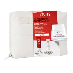 Vichy Promo Liftactiv H.A. for normal/mixed skin & Specialist B3 Serum & Capital Soleil UV-Age Daily Spf50+ 50/5/3ml - Anti-Wrinkle-Firming Day Face Cream for Normal/Combination Skin and gift 2 products