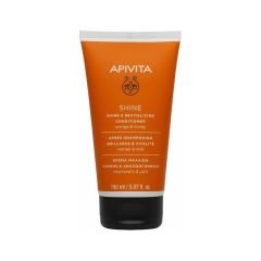 Apivita Shine & Revitalizing conditioner orange & honey 150ml - Κρέμα Λάμψης & Αναζωογόνησης για Όλους τους Τύπους Μαλλιών Πορτοκάλι & Μέλι