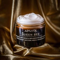 Apivita Queen Bee anti-aging & replenishing eye cream 50ml - Κρέμα Νύχτας Απόλυτης Αντιγήρανσης & Εντατικής Θρέψης