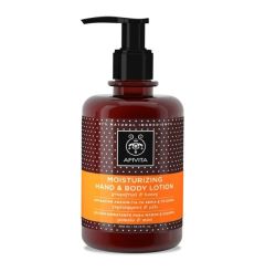 Apivita Hand And Body Lotion 300ml - Hydrating Hand and Body Lotion with Grapefruit & Honey