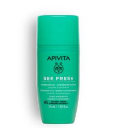 Apivita Bee Fresh 24Hr Deodorant 50ml - Aποσμητικό 24ωρης δράσης με σεβασμό στο μικροβίωμα του δέρματος