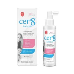 Vican Cer'8 Anti-Lice Effectively protects from lice 150ml - άοσμη αντιφθειρική lotion πρόληψης σε μορφή spray