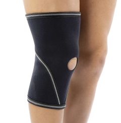 Anatomic Help Neoprene Knee Support (0021) Black 1.piece - Επιγονατίδα Απλή με Τρύπα
