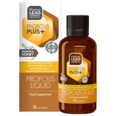 Vitorgan Pharmalead Propolis Plus Propolis liquid (No alcohol) 50ml - Με εκχύλισμα καθαρής πρόπολης, πλούσιο σε πολυφαινόλες, με μέλι & αιθέριο έλαιο μανούκα χωρίς αλκοόλη