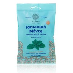 Garden Cough Drops Japanese Mint and Menthol 60g - Καραμέλες Λαιμού Ιαπωνική Μέντα με Μενθόλη 60g