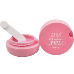 Aloe Colors Candy Drop Hydrating Lip Mask 10ml - Μάσκα Χειλιών με Γεύση Βανίλια & Καρύδα