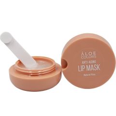 Aloe Colors Lip Mask Anti-Aging Natural kiss 10ml - Μάσκα Χειλιών με Γεύση Καραμέλα